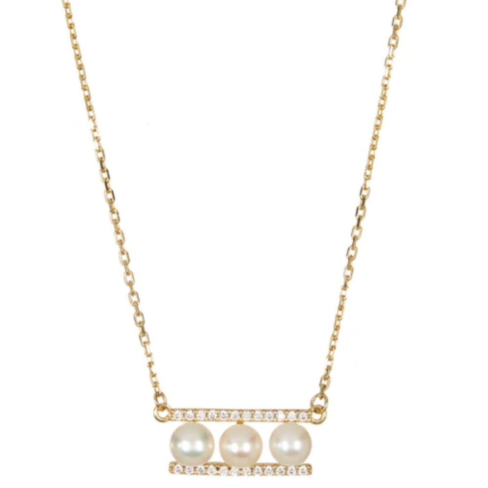 Freshwater Pearl Swarovski Necklace. New! - Picture 3 of 8
